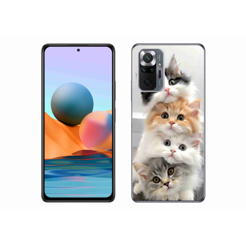 Gélový kryt mmCase na Xiaomi Redmi Note 10 Pro - mačacia partia