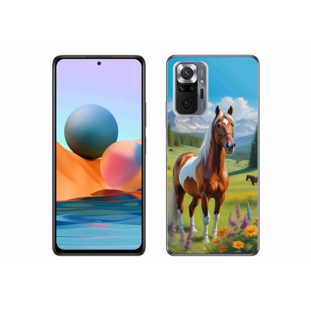 Gélový kryt mmCase na Xiaomi Redmi Note 10 Pro - kôň na lúke