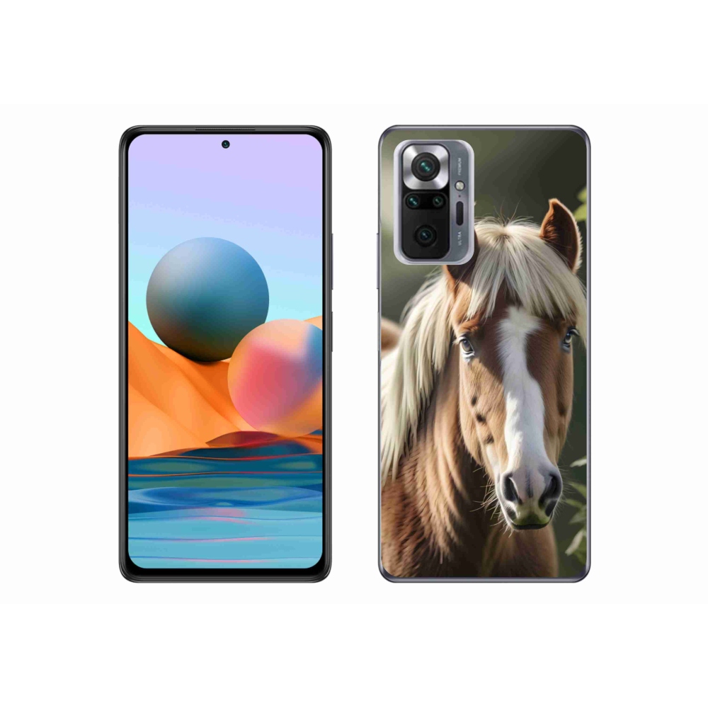 Gélový kryt mmCase na Xiaomi Redmi Note 10 Pro - kôň so svetlou hrivou