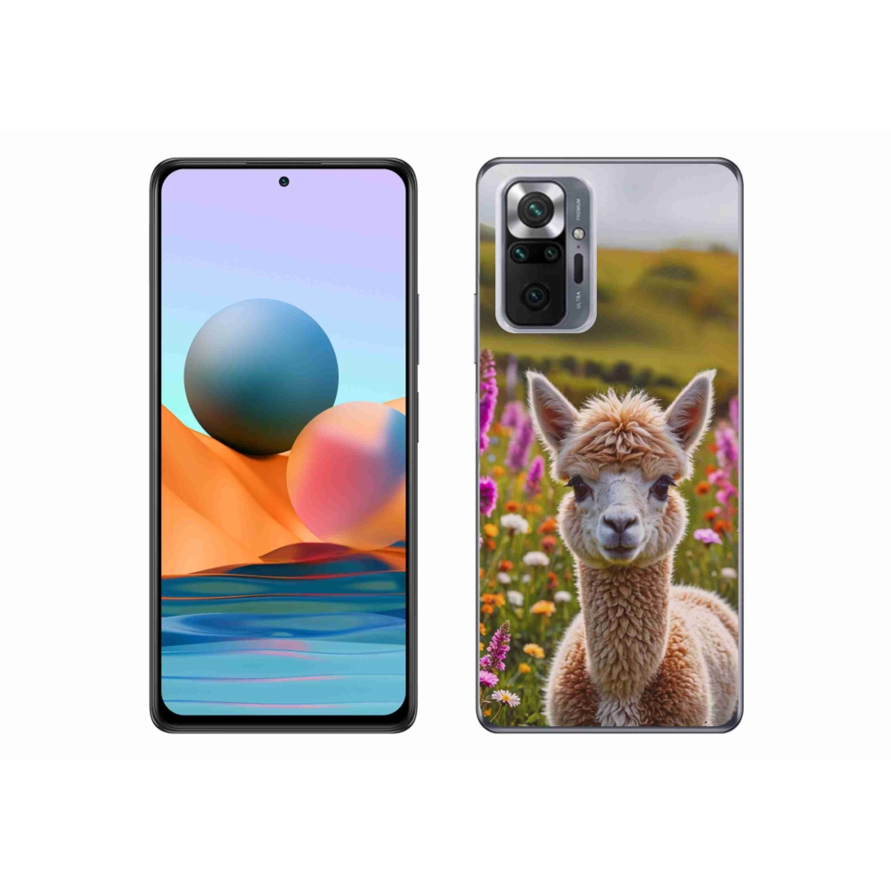 Gélový kryt mmCase na Xiaomi Redmi Note 10 Pro - lama na lúke