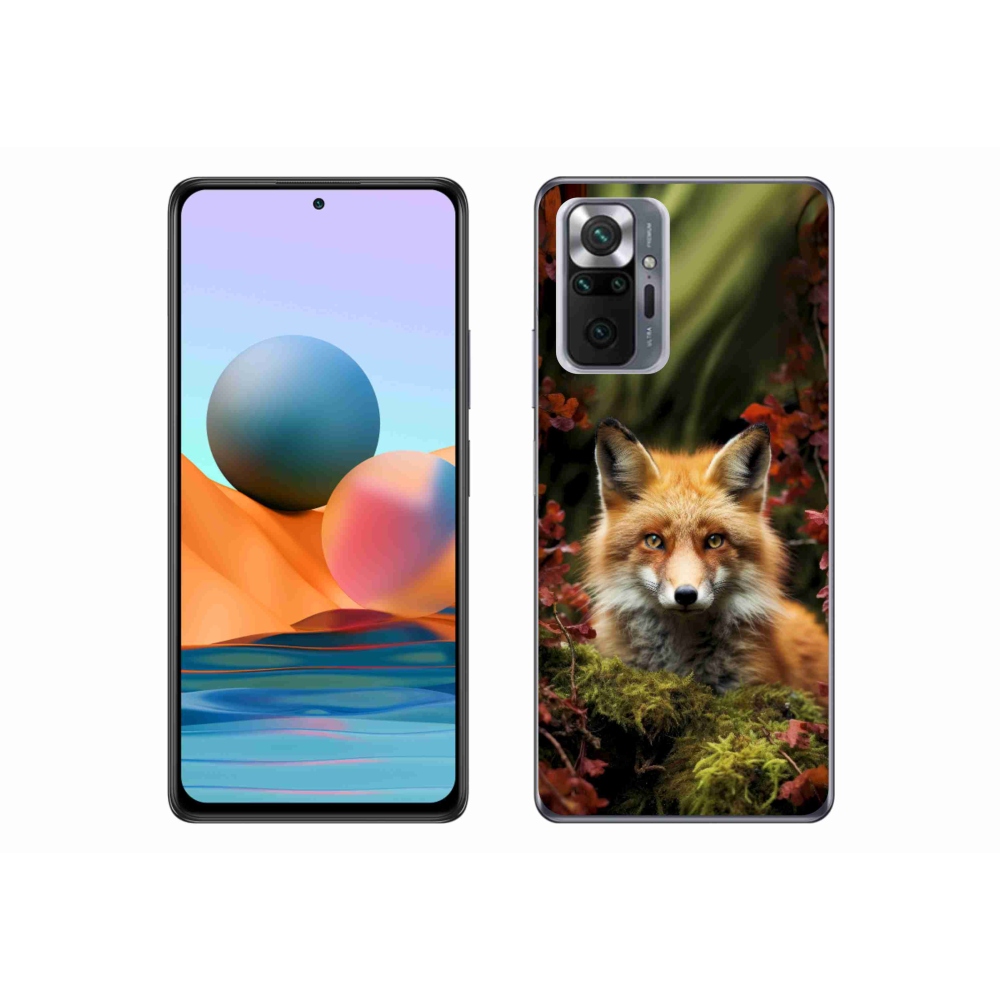 Gélový kryt mmCase na Xiaomi Redmi Note 10 Pro - líška v lese