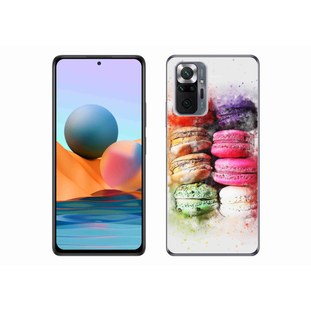 Gélový kryt mmCase na Xiaomi Redmi Note 10 Pro - makrónky
