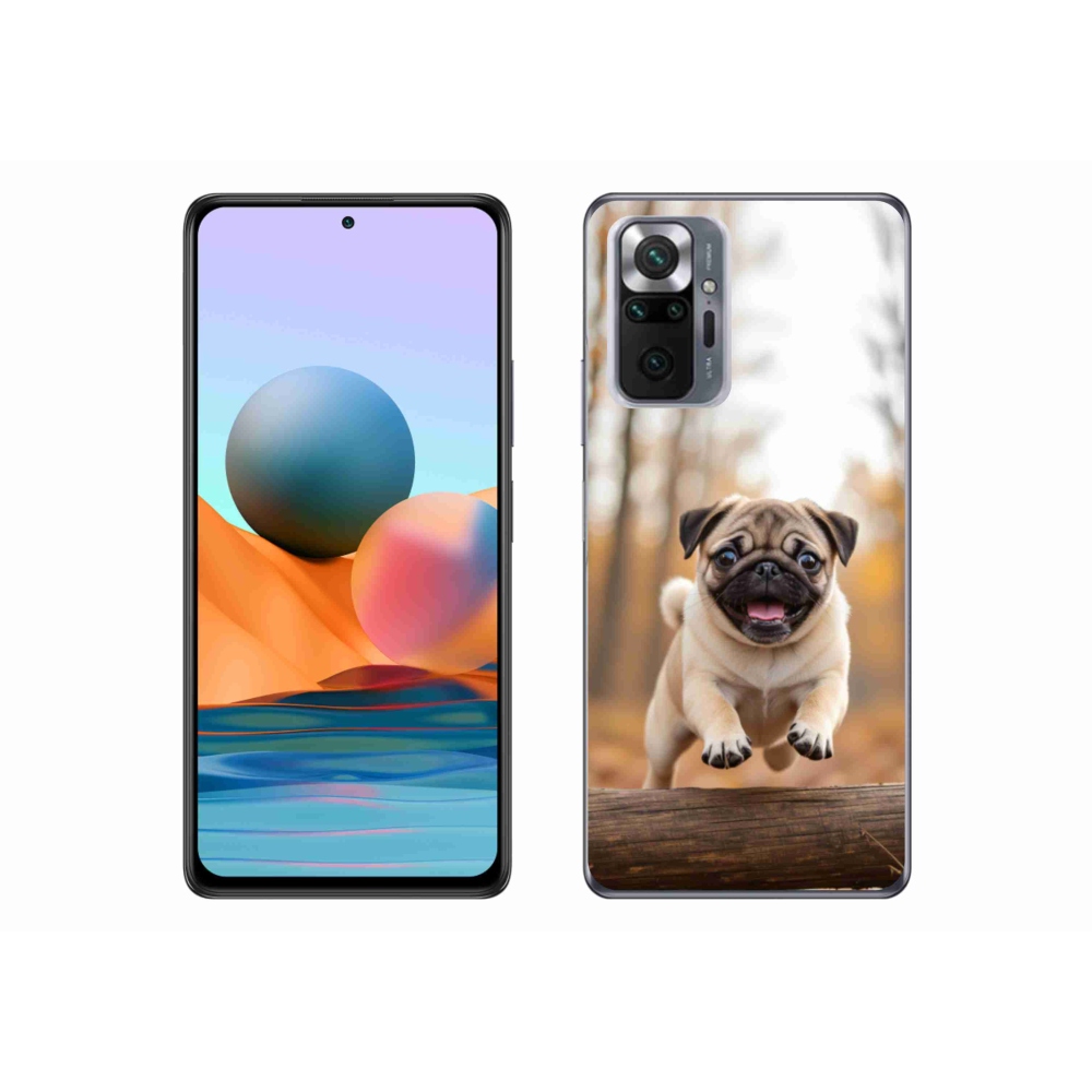 Gélový kryt mmCase na Xiaomi Redmi Note 10 Pro - mops 2