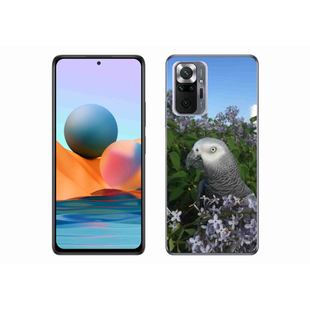 Gélový kryt mmCase na Xiaomi Redmi Note 10 Pro - papagáj žako