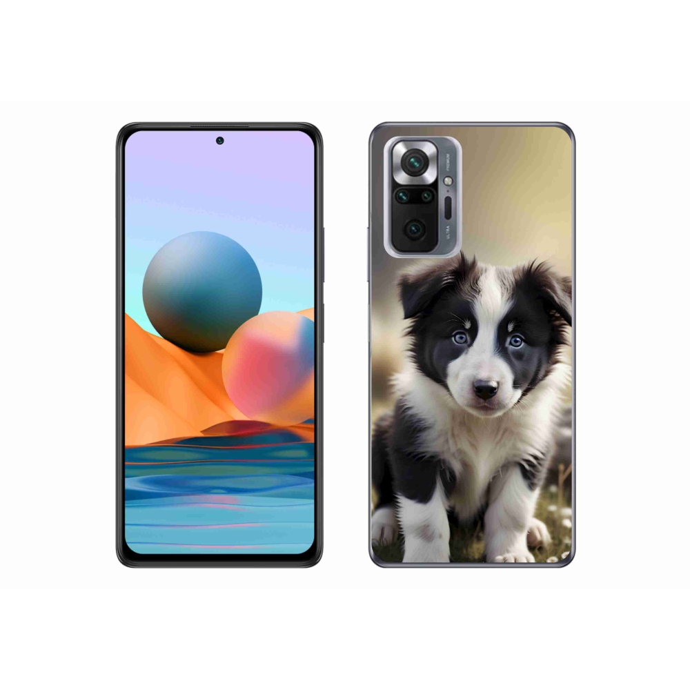 Gélový kryt mmCase na Xiaomi Redmi Note 10 Pro - roztomilá border kólia