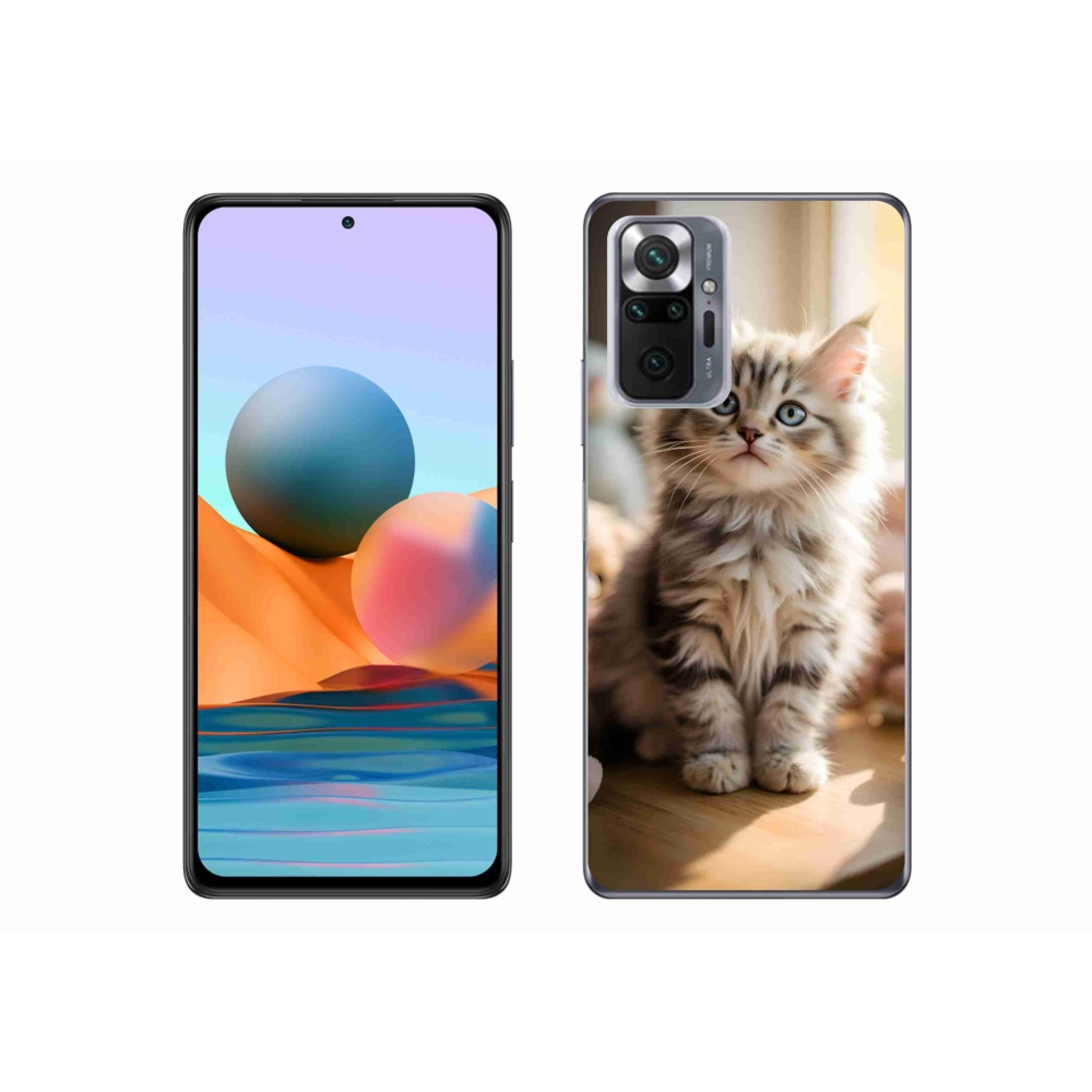 Gélový kryt mmCase na Xiaomi Redmi Note 10 Pro - roztomilé mačiatko 10