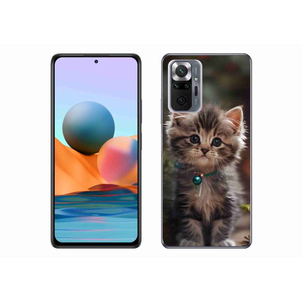 Gélový kryt mmCase na Xiaomi Redmi Note 10 Pro - roztomilé mačiatko 11