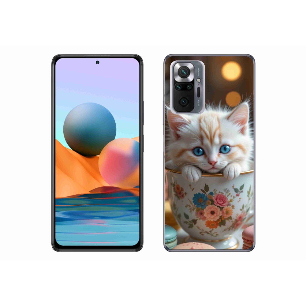 Gélový kryt mmCase na Xiaomi Redmi Note 10 Pro - roztomilé mačiatko 6