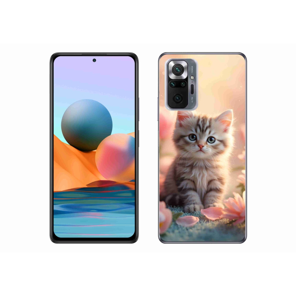 Gélový kryt mmCase na Xiaomi Redmi Note 10 Pro - roztomilé mačiatko 8