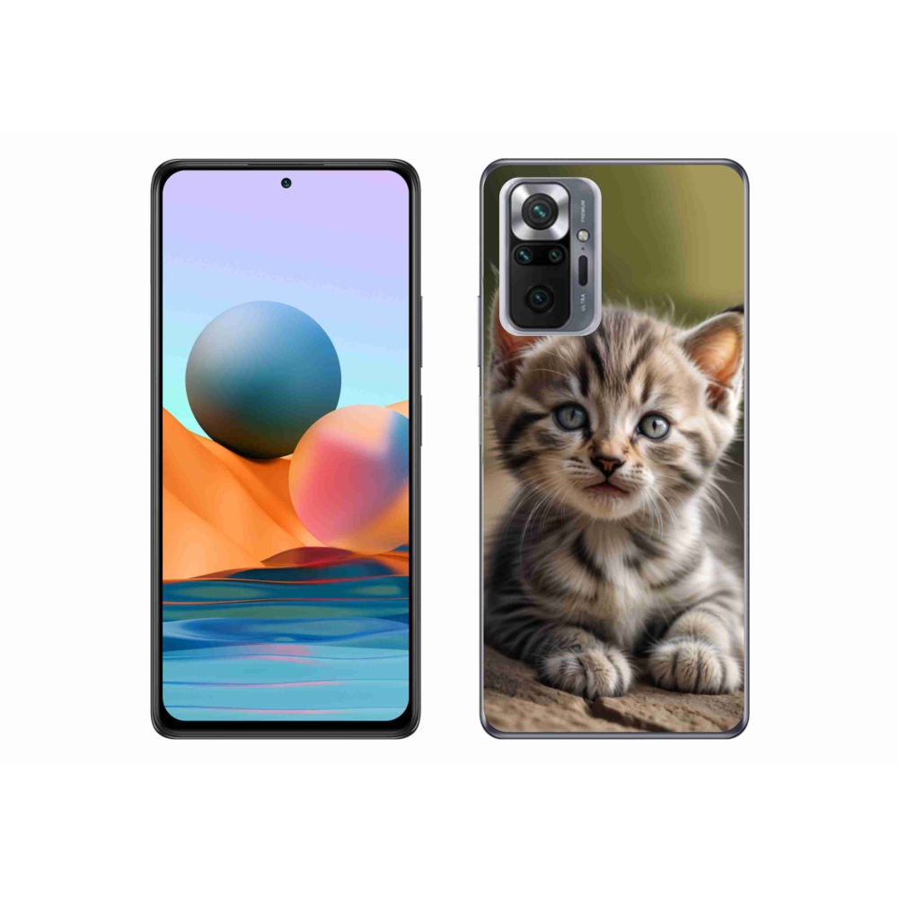 Gélový kryt mmCase na Xiaomi Redmi Note 10 Pro - roztomilé mačiatko 9