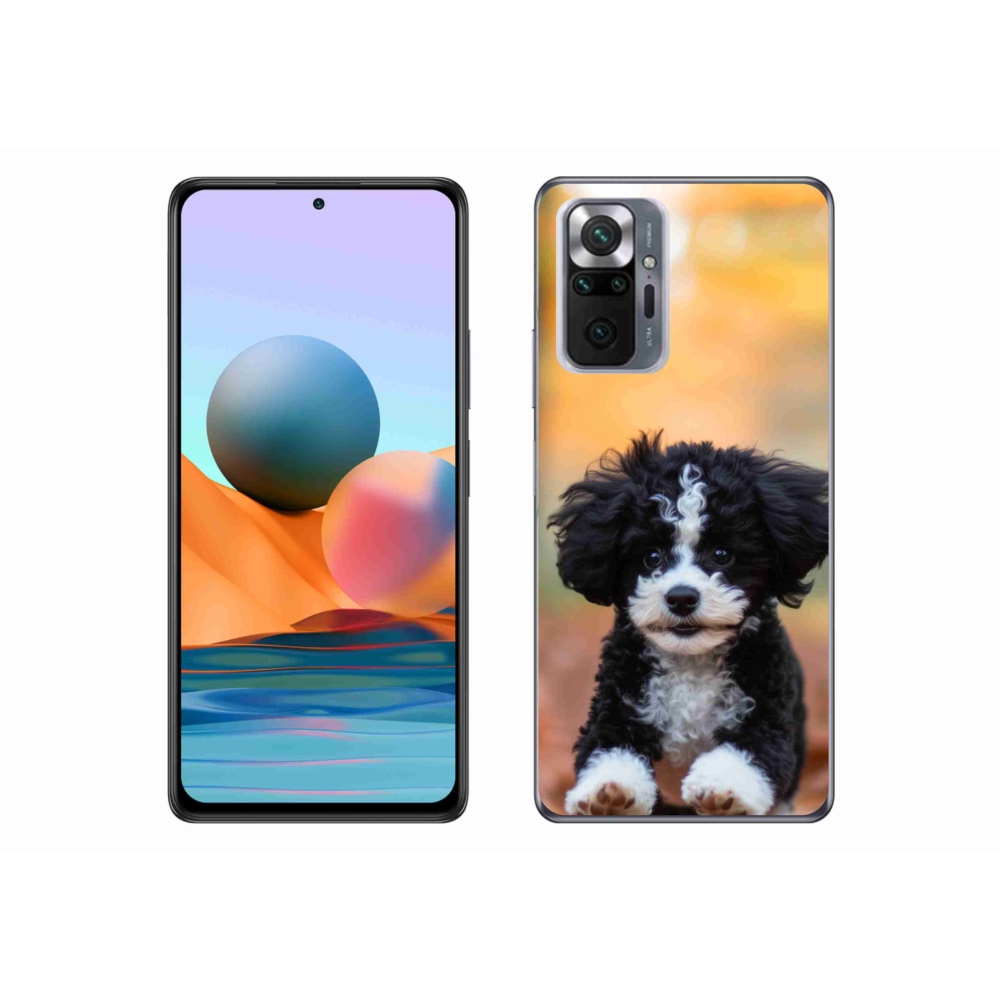 Gélový kryt mmCase na Xiaomi Redmi Note 10 Pro - roztomilé šteňa 2