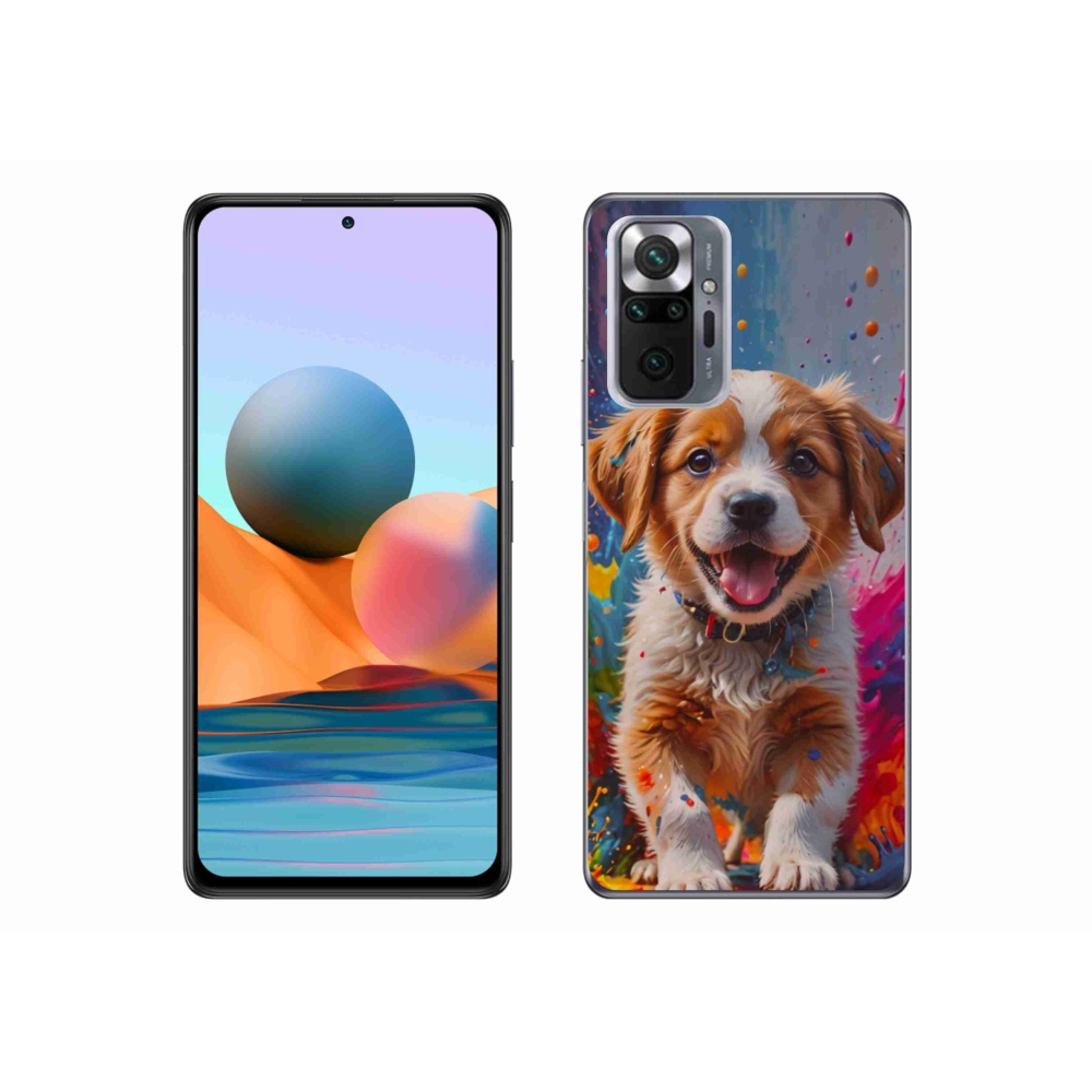 Gélový kryt mmCase na Xiaomi Redmi Note 10 Pro - roztomilé šteňa 3