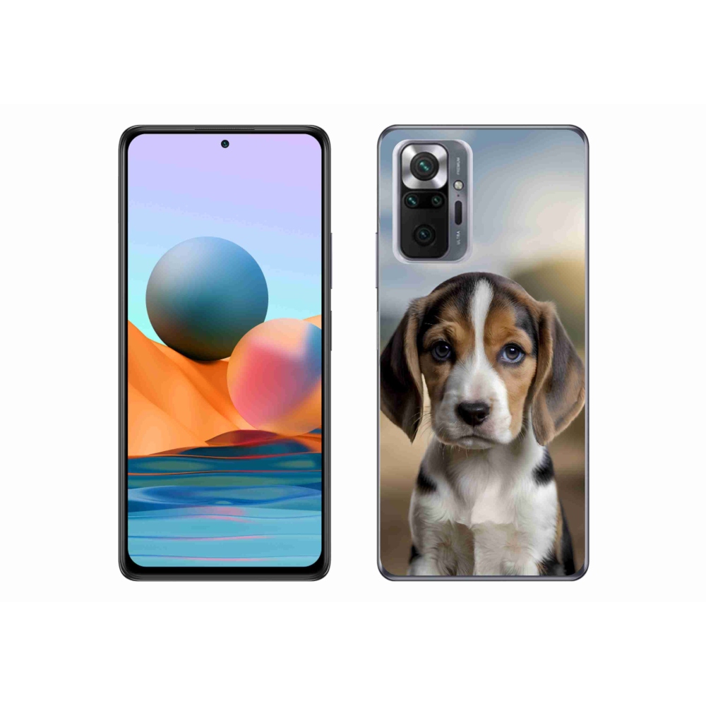 Gélový kryt mmCase na Xiaomi Redmi Note 10 Pro - roztomilý bígl