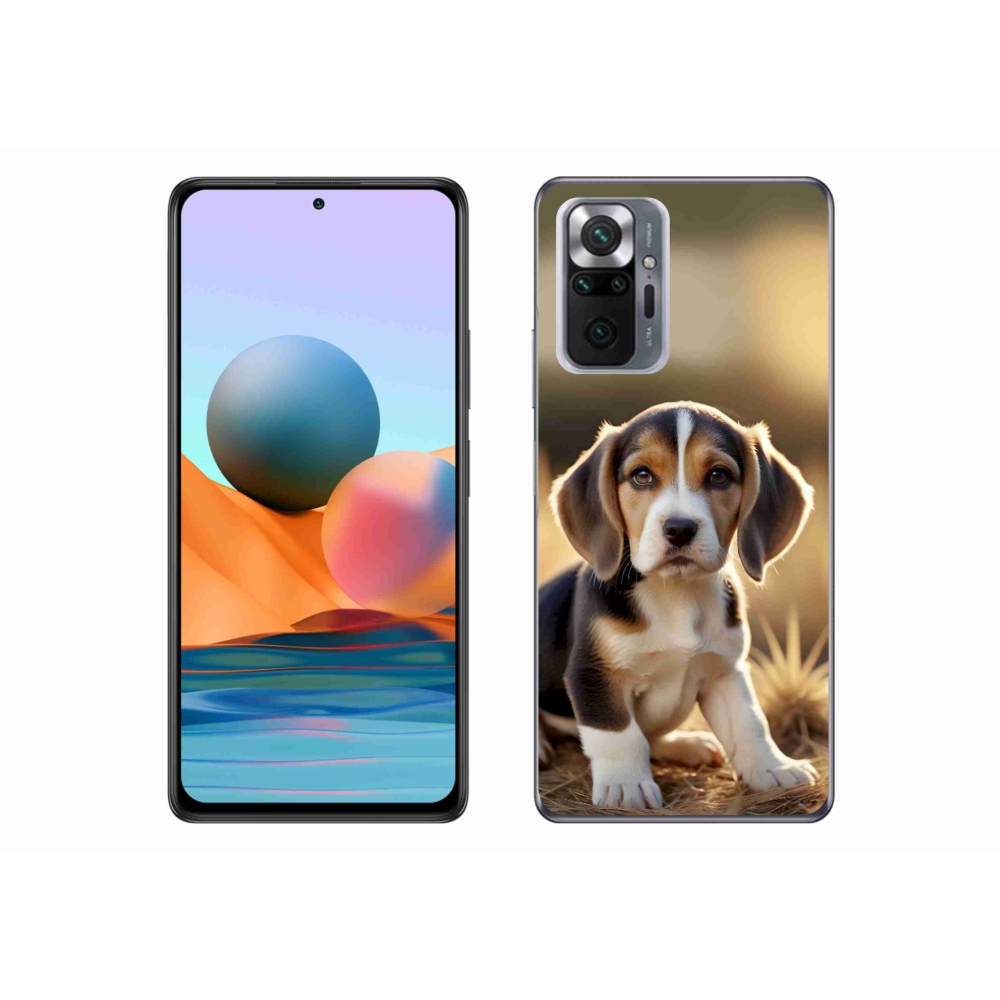 Gélový kryt mmCase na Xiaomi Redmi Note 10 Pro - roztomilý bígl