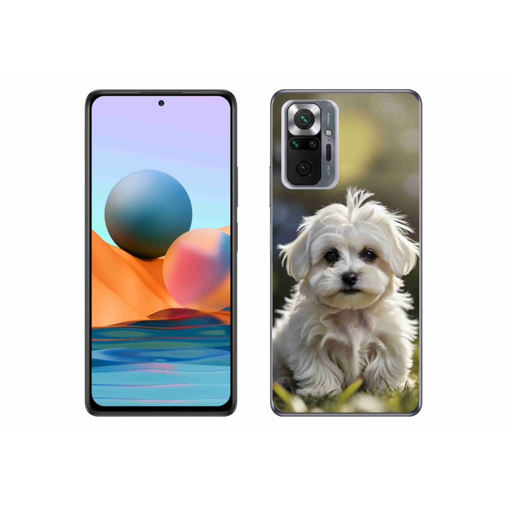 Gélový kryt mmCase na Xiaomi Redmi Note 10 Pro - roztomilý maltézsky psík