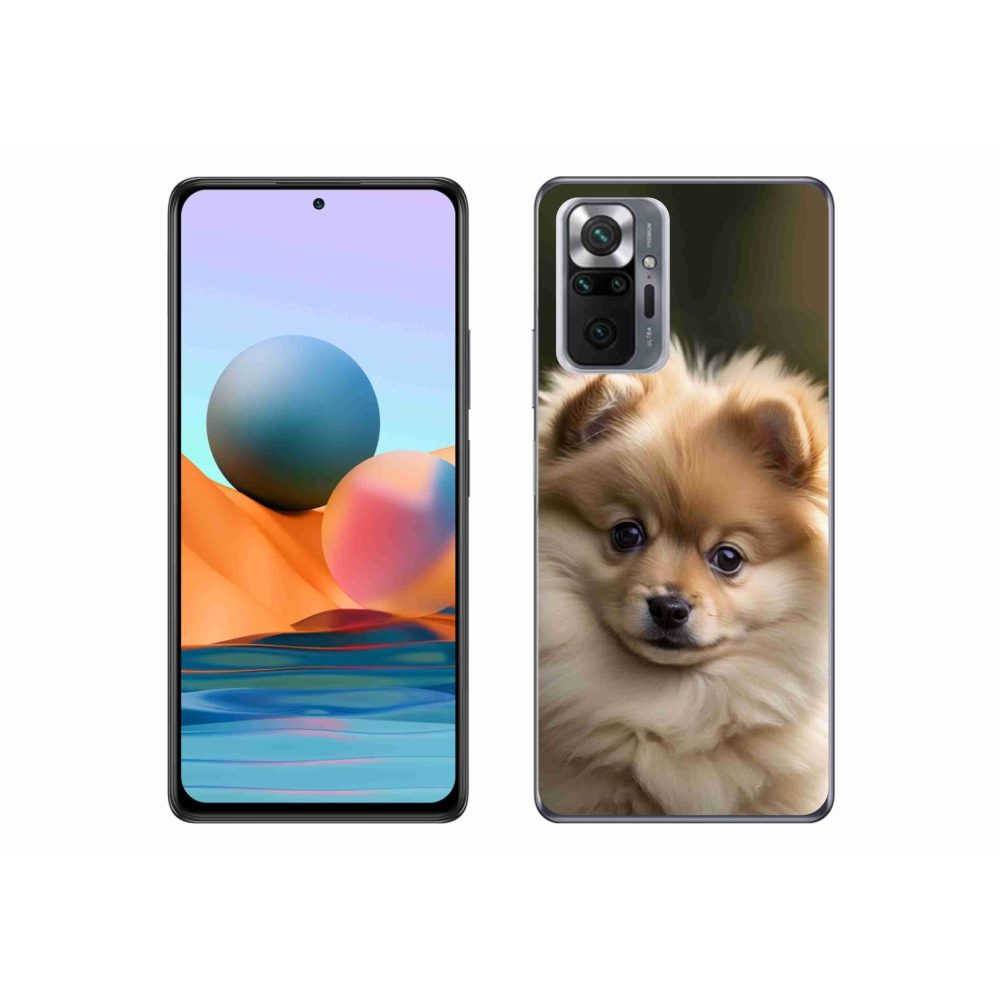 Gélový kryt mmCase na Xiaomi Redmi Note 10 Pro - roztomilý pomeranian 2