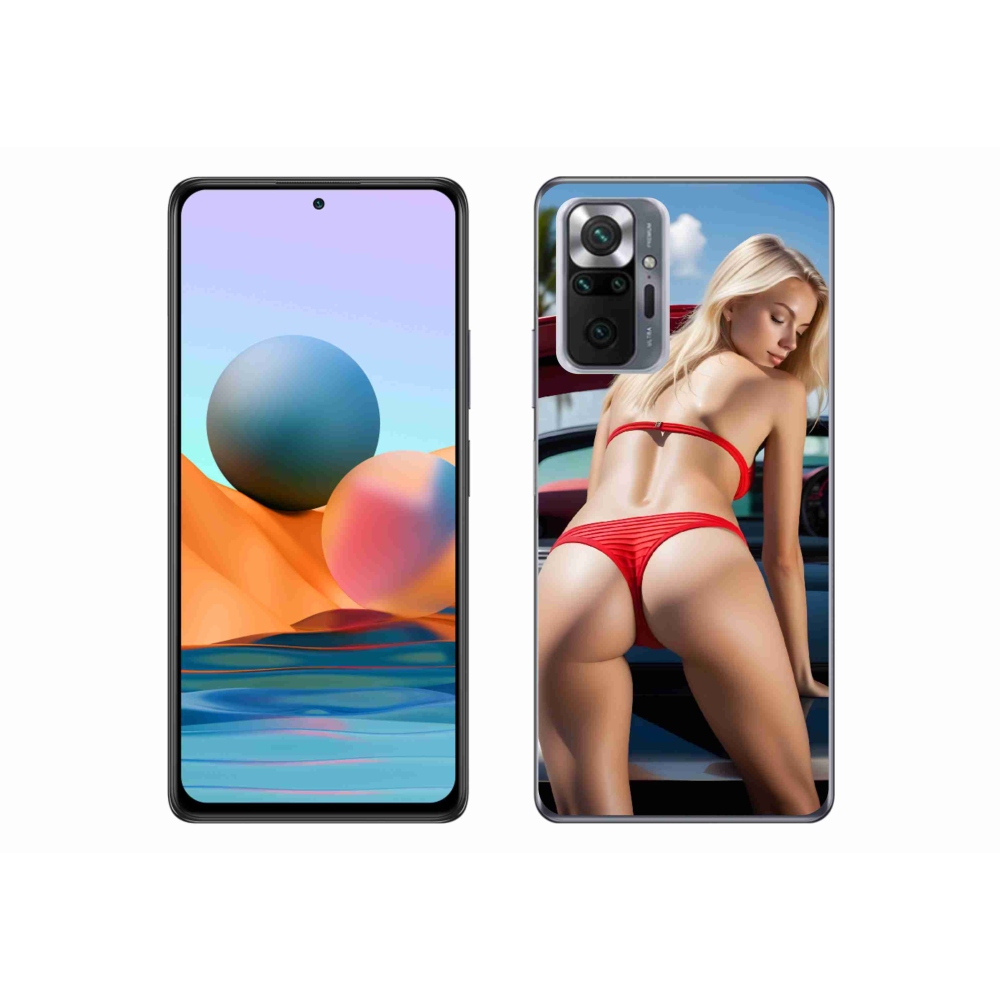Gélový kryt mmCase na Xiaomi Redmi Note 10 Pro - sexy žena 2