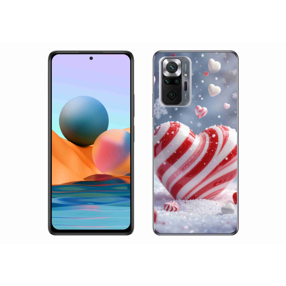 Gélový kryt mmCase na Xiaomi Redmi Note 10 Pro - sladké srdce
