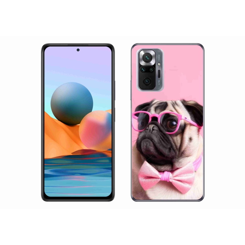 Gélový kryt mmCase na Xiaomi Redmi Note 10 Pro - štýlový mops