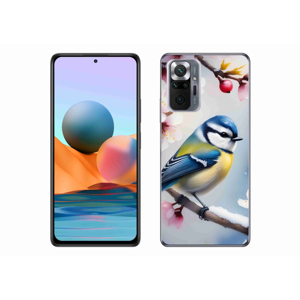 Gélový kryt mmCase na Xiaomi Redmi Note 10 Pro - sýkorka