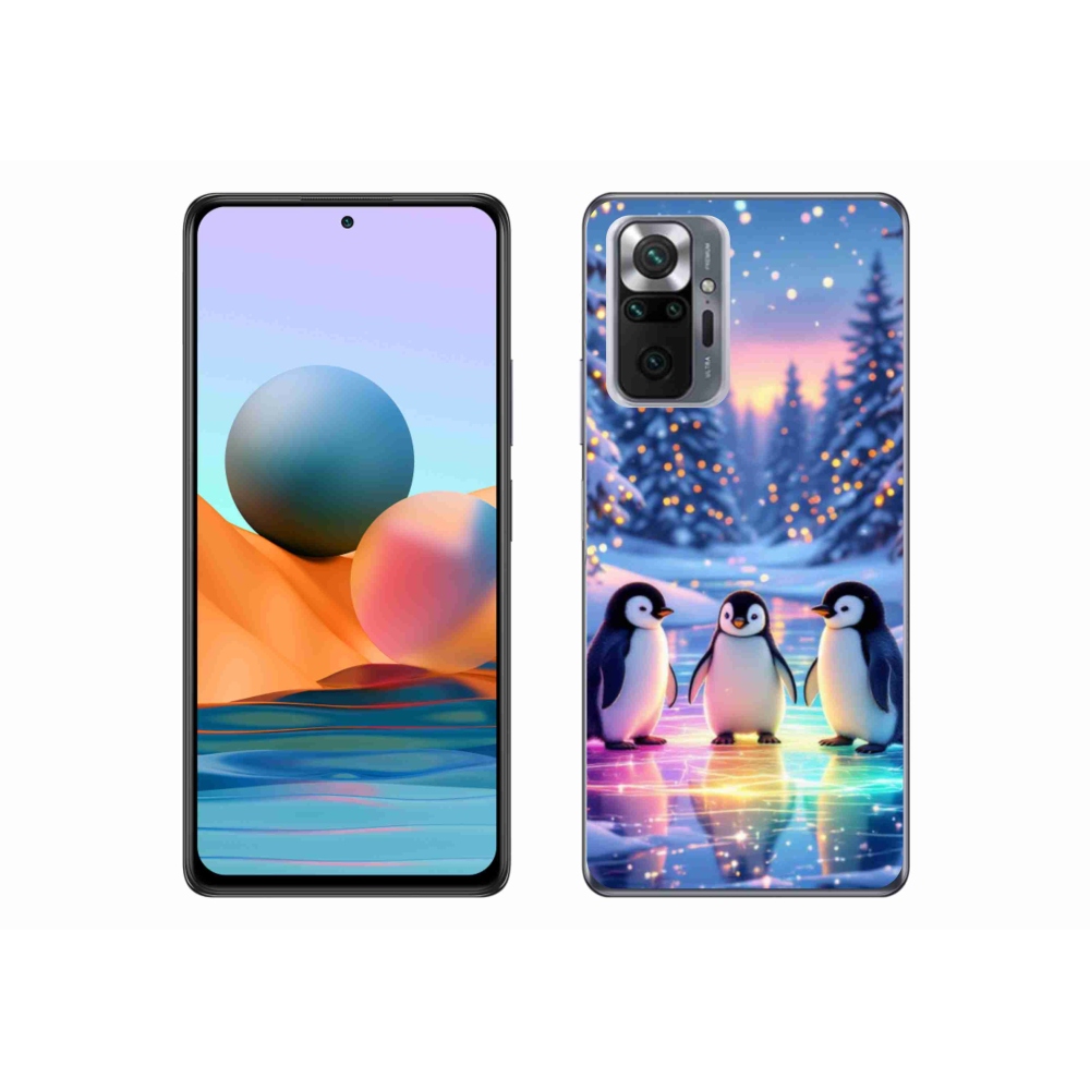 Gélový kryt mmCase na Xiaomi Redmi Note 10 Pro - tučníci