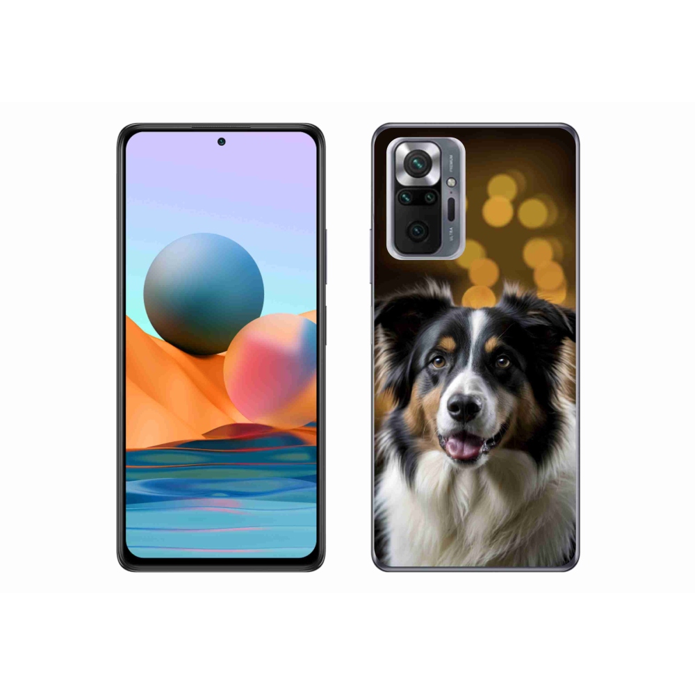Gélový kryt mmCase na Xiaomi Redmi Note 10 Pro - usmievavý austrálsky ovčiak