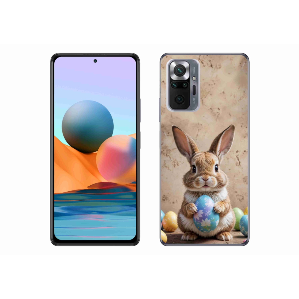 Gélový kryt mmCase na Xiaomi Redmi Note 10 Pro - veľkonočný zajačik