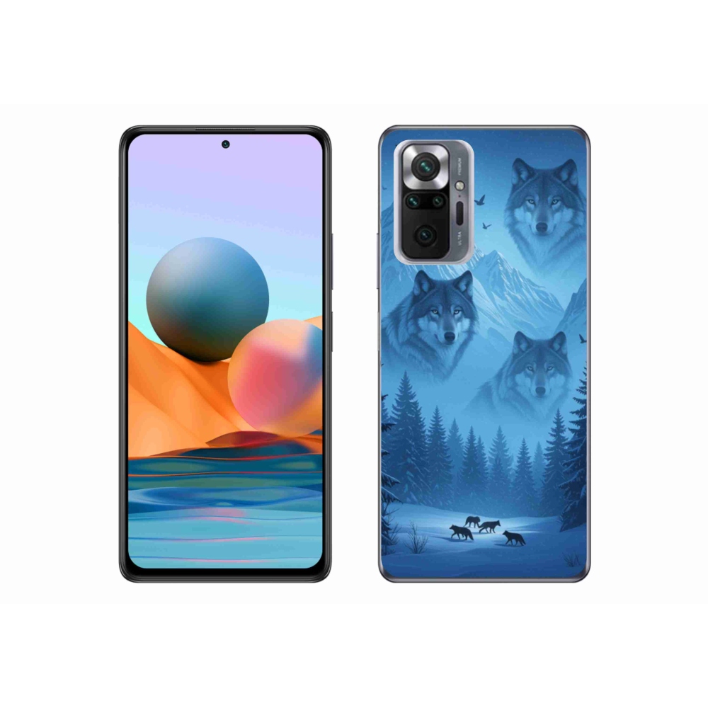 Gélový kryt mmCase na Xiaomi Redmi Note 10 Pro - vlčia svorka