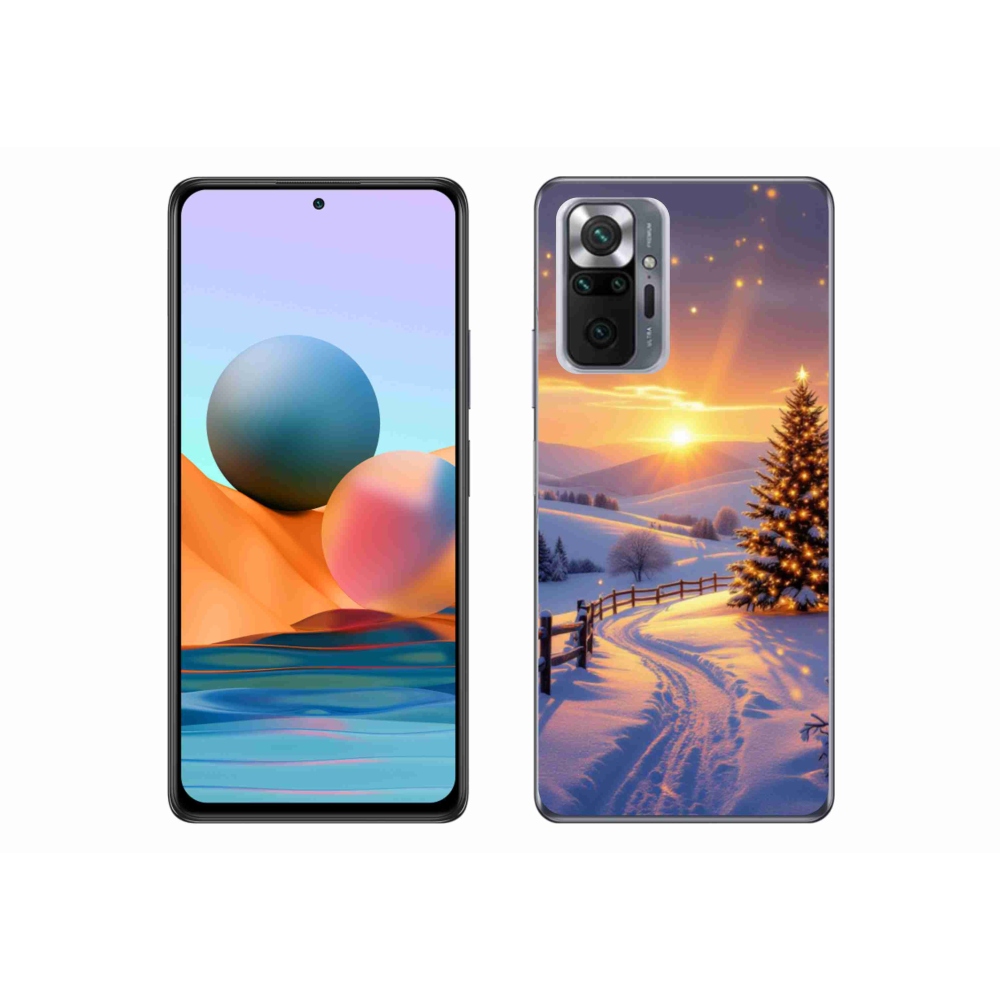 Gélový kryt mmCase na Xiaomi Redmi Note 10 Pro - zimná krajina
