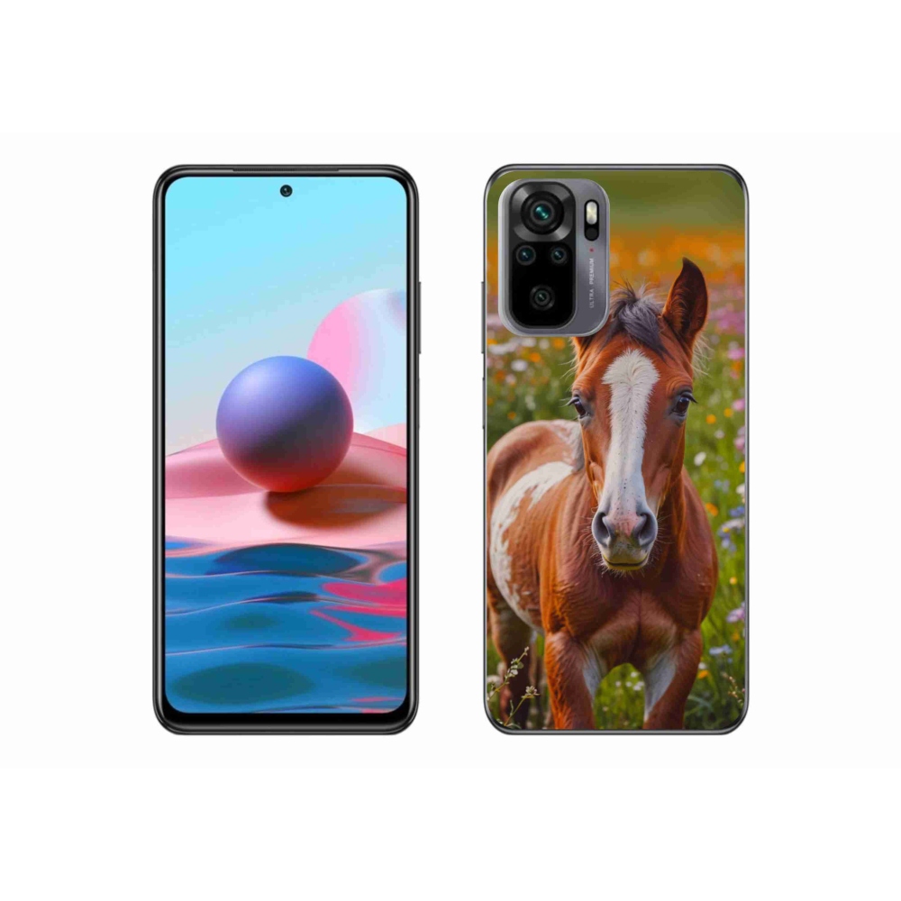 Gélový kryt mmCase na Xiaomi Redmi Note 10 - roztomilé žriebä