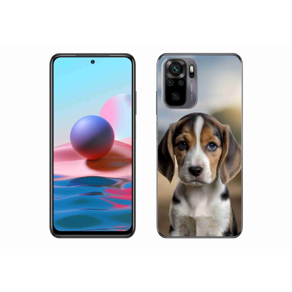 Gélový kryt mmCase na Xiaomi Redmi Note 10 - roztomilý bígl