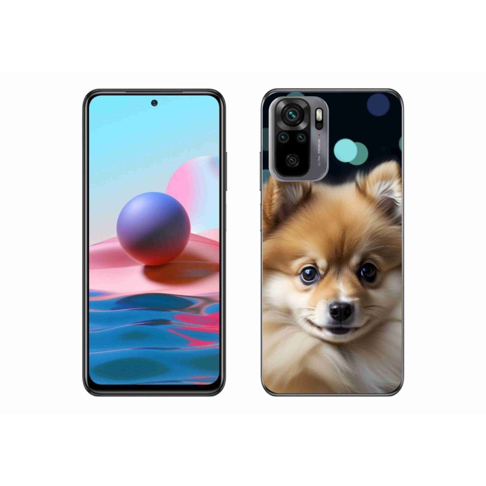 Gélový kryt mmCase na Xiaomi Redmi Note 10 - roztomilý pomeranian