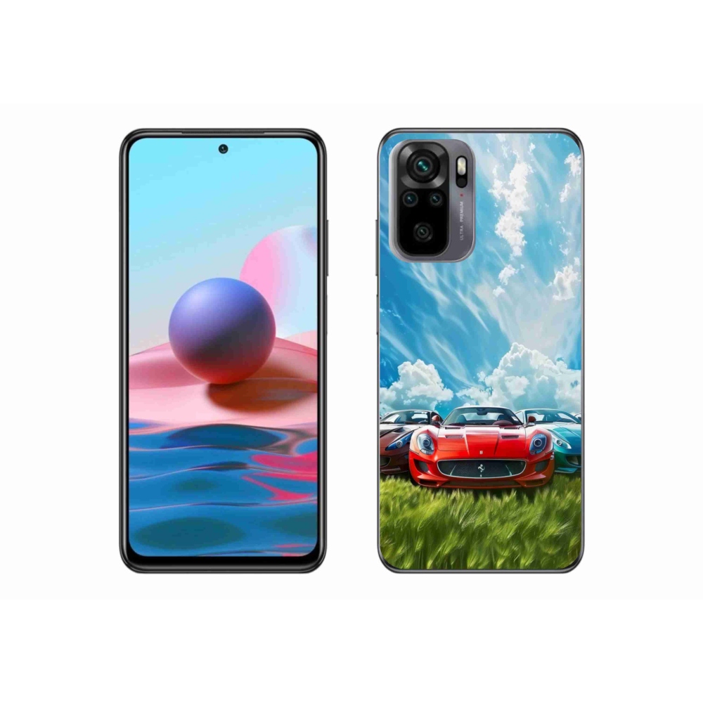 Gélový kryt mmCase na Xiaomi Redmi Note 10 - športové vozidlá