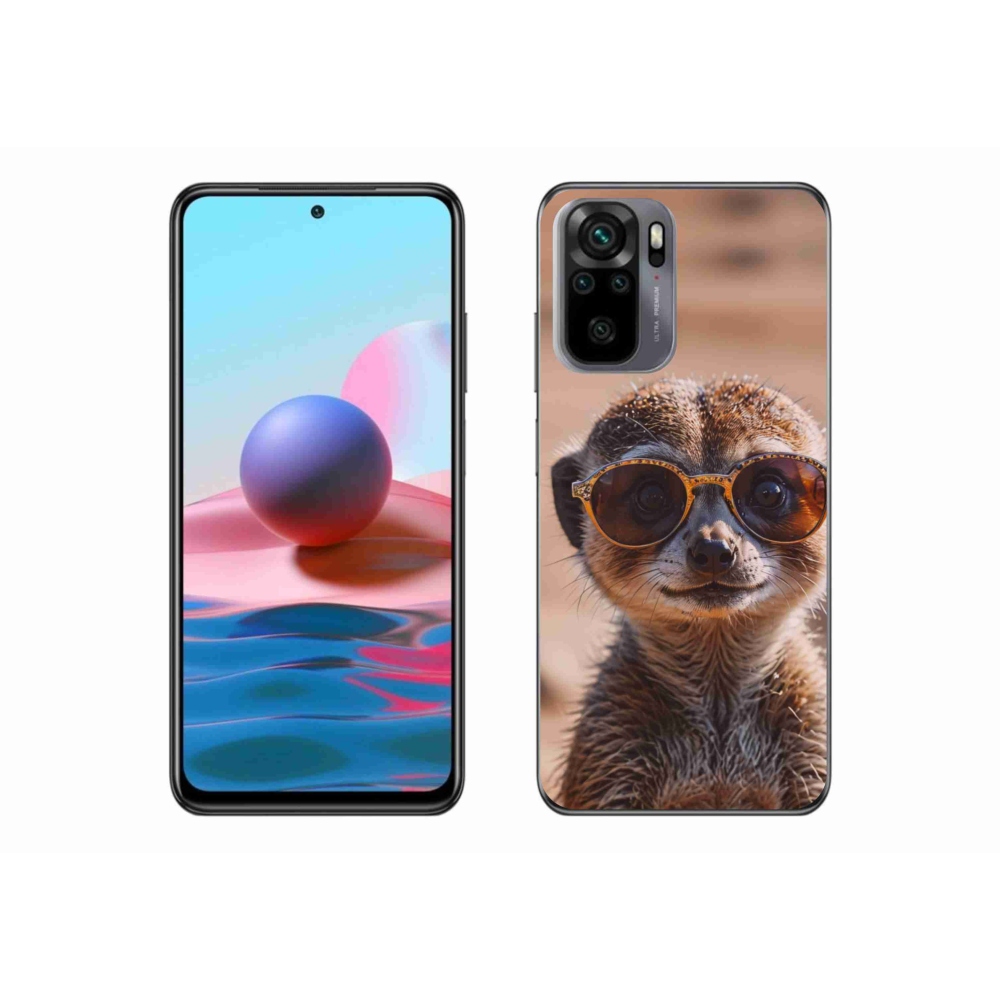 Gélový kryt mmCase na Xiaomi Redmi Note 10 - štýlová surikata