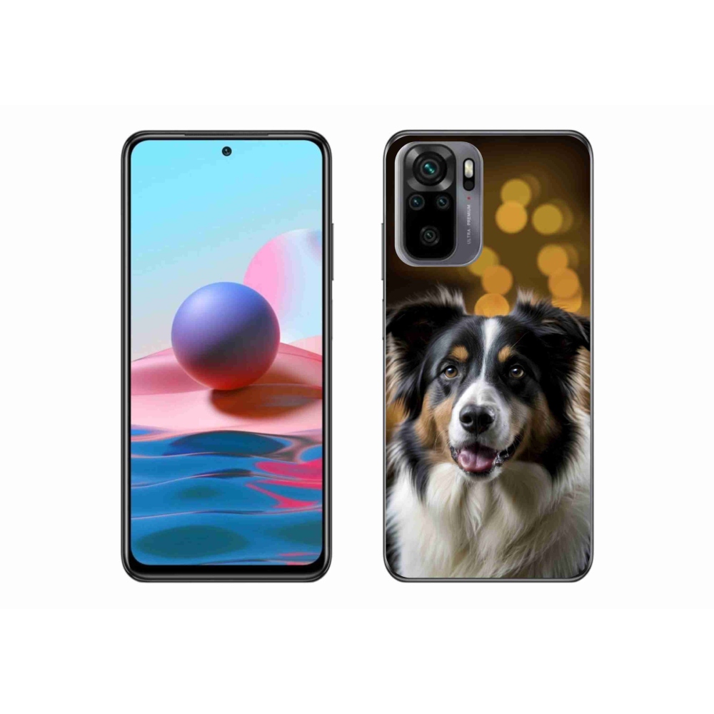 Gélový kryt mmCase na Xiaomi Redmi Note 10 - usmievavý austrálsky ovčiak