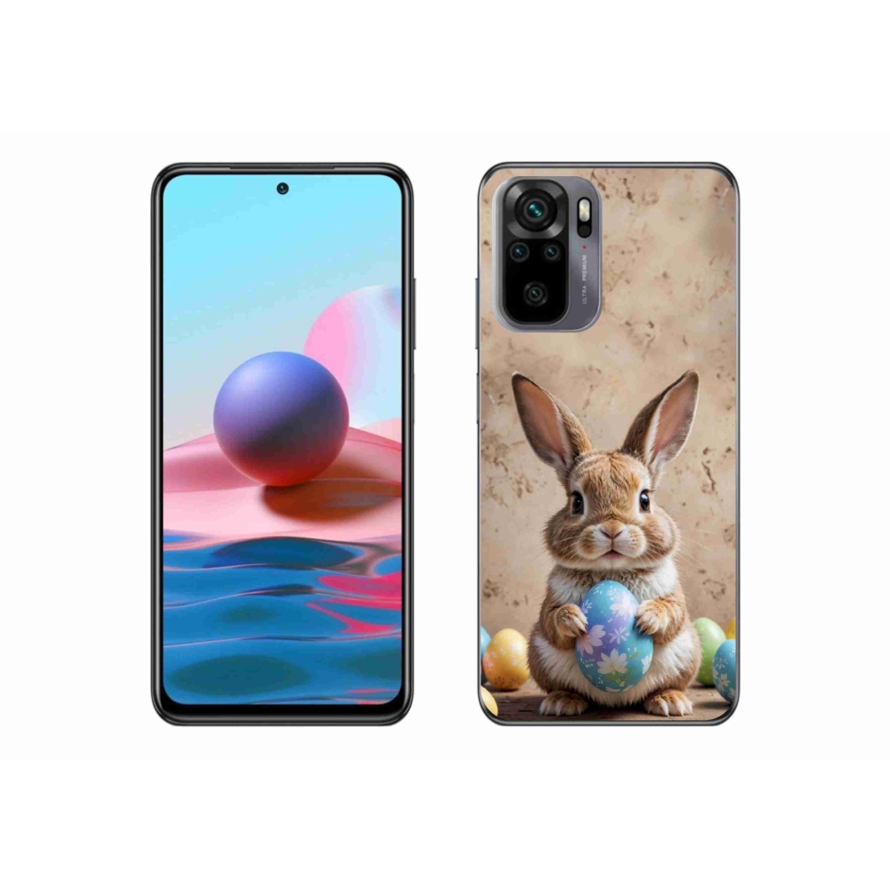 Gélový kryt mmCase na Xiaomi Redmi Note 10 - veľkonočný zajačik