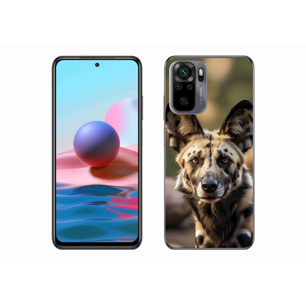 Gélový kryt mmCase na Xiaomi Redmi Note 10S - africký divoký pes
