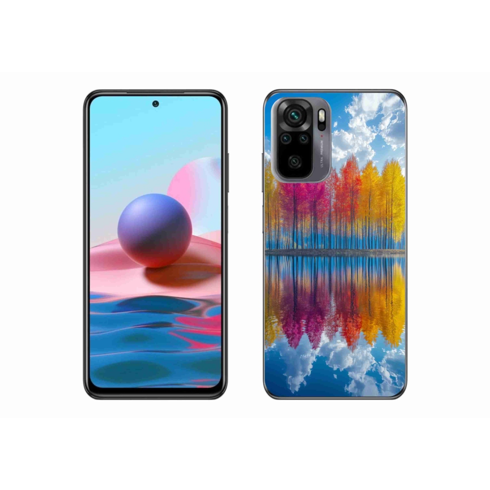 Gélový kryt mmCase na Xiaomi Redmi Note 10S - farebné stromy