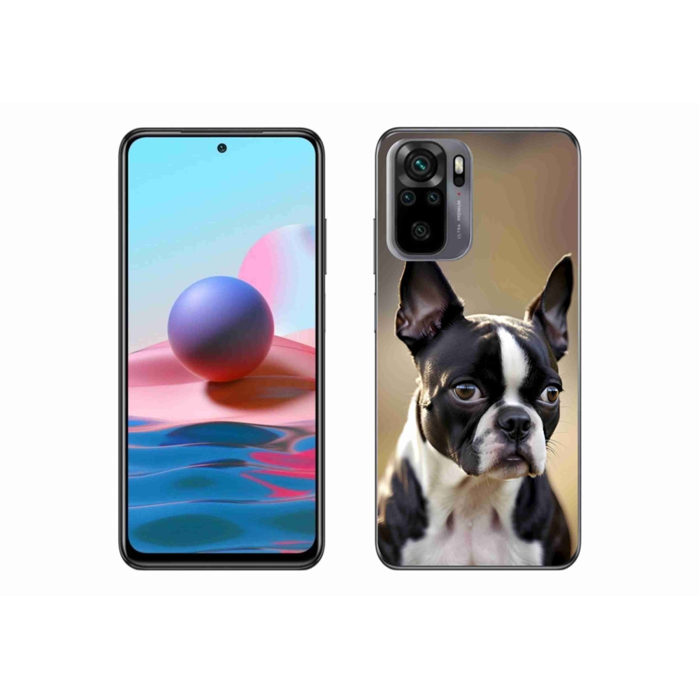 Gélový kryt mmCase na Xiaomi Redmi Note 10S - bostonský teriér