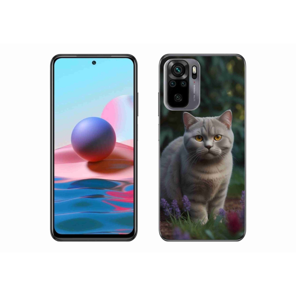 Gélový kryt mmCase na Xiaomi Redmi Note 10S - britská mačka