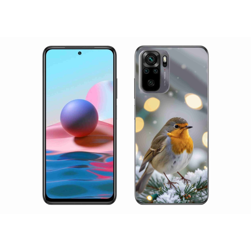 Gélový kryt mmCase na Xiaomi Redmi Note 10S - červienka v zime
