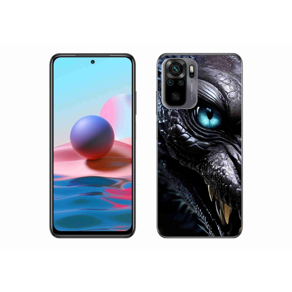 Gélový kryt mmCase na Xiaomi Redmi Note 10S - dračí pohľad