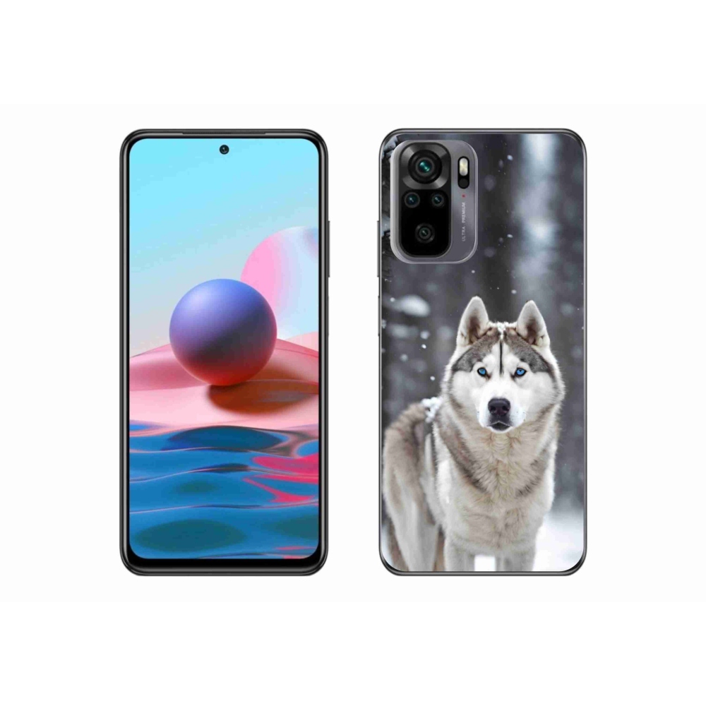 Gélový kryt mmCase na Xiaomi Redmi Note 10S - husky 2