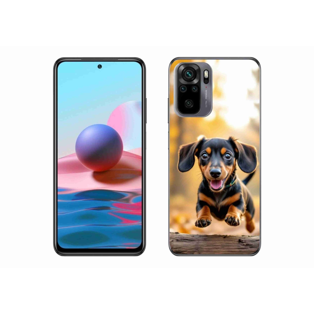 Gélový kryt mmCase na Xiaomi Redmi Note 10S - jazvečík 2