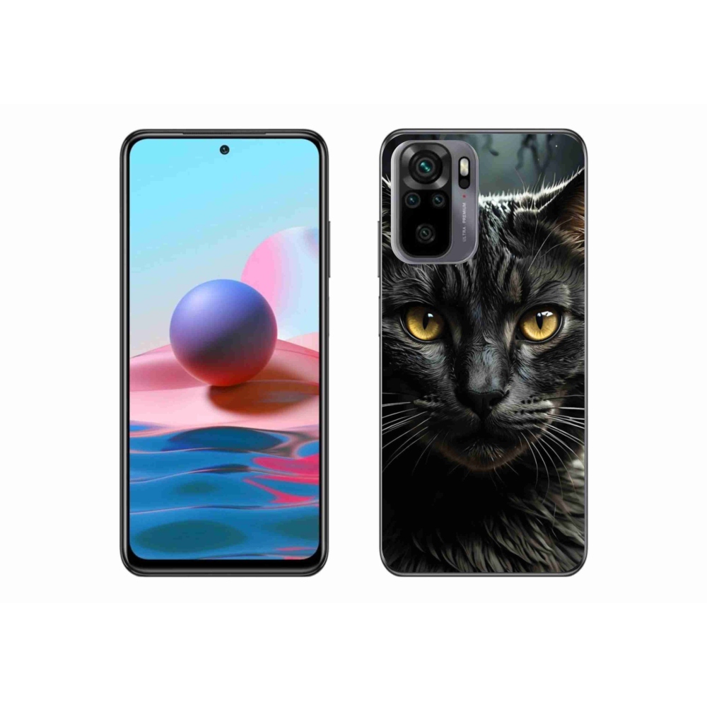 Gélový kryt mmCase na Xiaomi Redmi Note 10S - mačacie pohľad 3