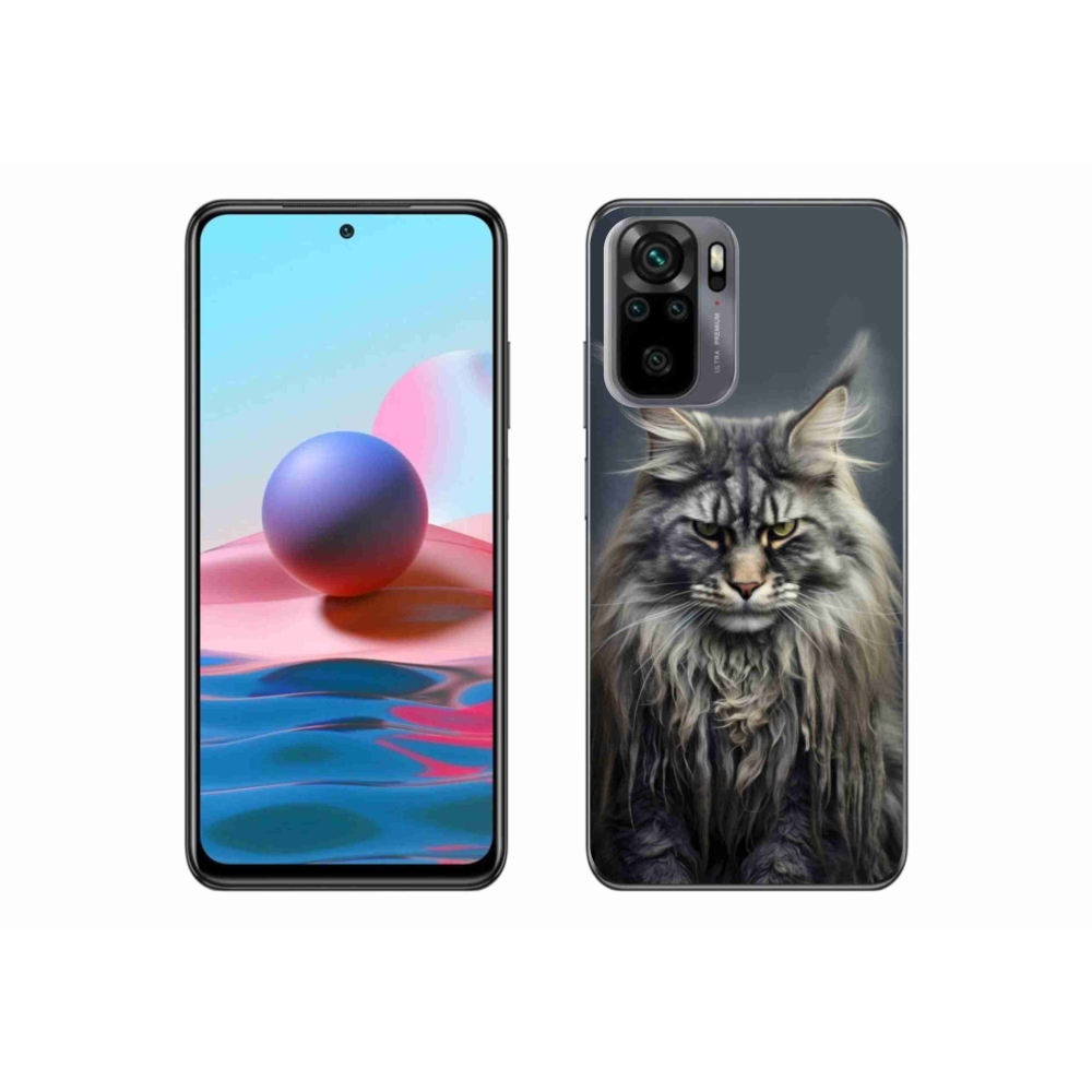 Gélový kryt mmCase na Xiaomi Redmi Note 10S - mačacie pohľad 4