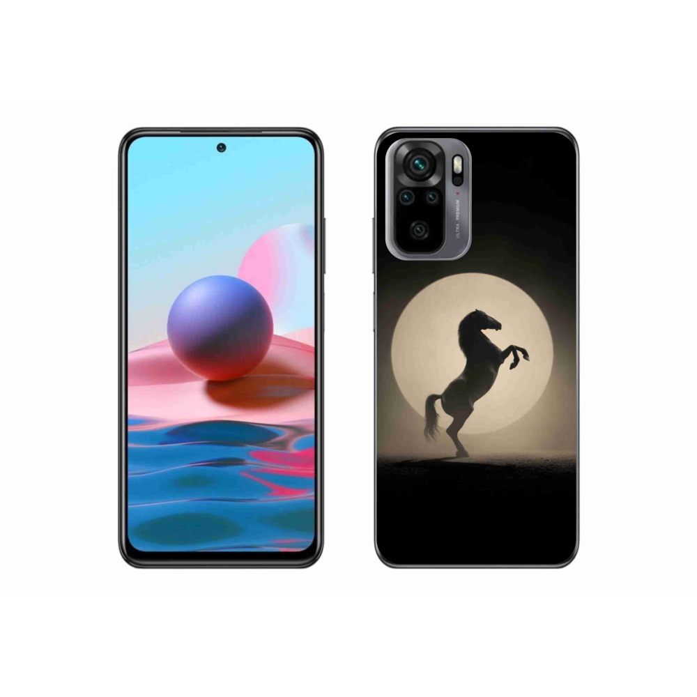 Gélový kryt mmCase na Xiaomi Redmi Note 10S - kôň v siluete