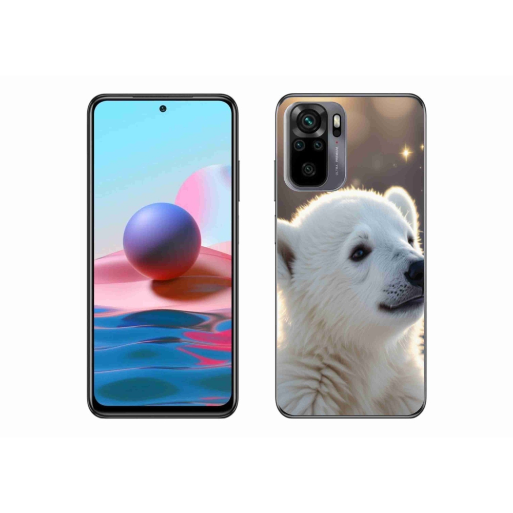 Gélový kryt mmCase na Xiaomi Redmi Note 10S - ľadový medveď
