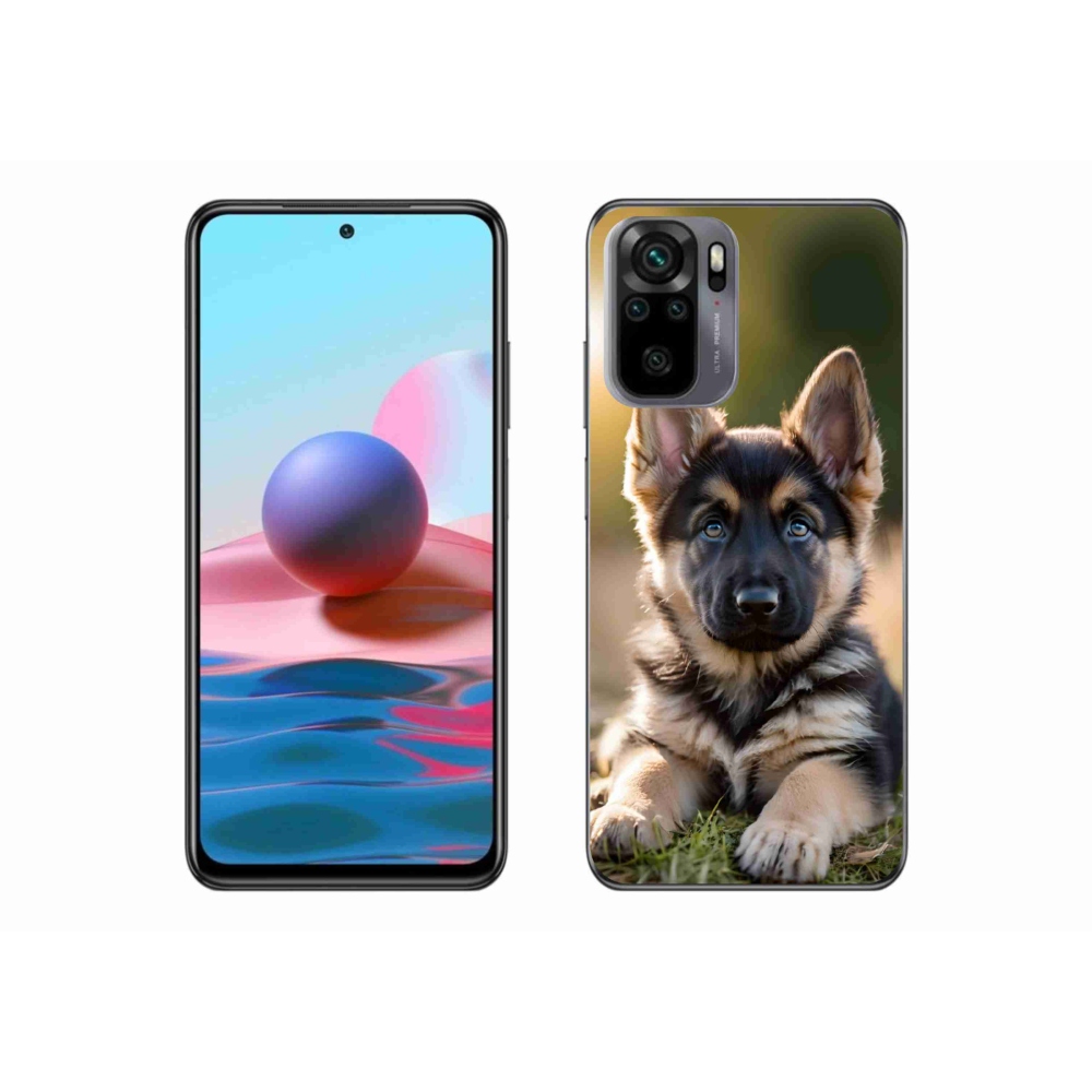 Gélový kryt mmCase na Xiaomi Redmi Note 10S - nemecký ovčiak v prírode