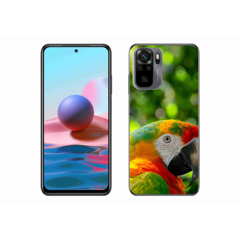 Gélový kryt mmCase na Xiaomi Redmi Note 10S - papagáj ara 3